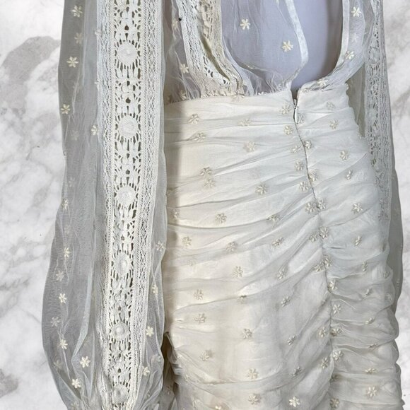 Tularosa Topaz Dress - Ivory - Picture 9 of 12